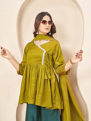 Image of Womanista Kurta Sets for Women || Kurti Set || Suit for Women Stylish Dress Stylish || Farshi Salwar Suit