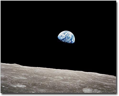 FARAHO Earthrise from The Moon 11x14 Museum Silver Halide Photo Print
