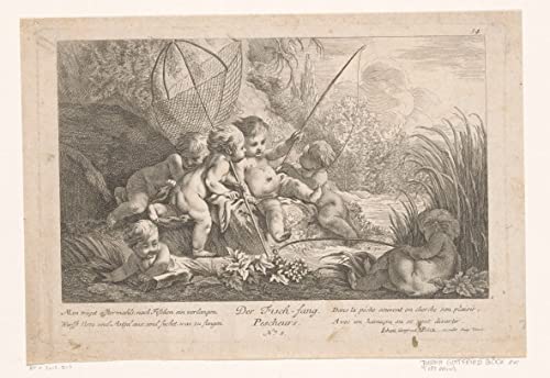 Reproduction murale Mastic de pêche sur toile de qualité musée pour salon