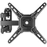 Utopia Home Swivel TV Wall Bracket for13-42 inch, up to 20KG, TV Wall Mount Tilt Extendable TV Bracket for Flat & Curved Screen, Max VESA 200x200mm (Black)
