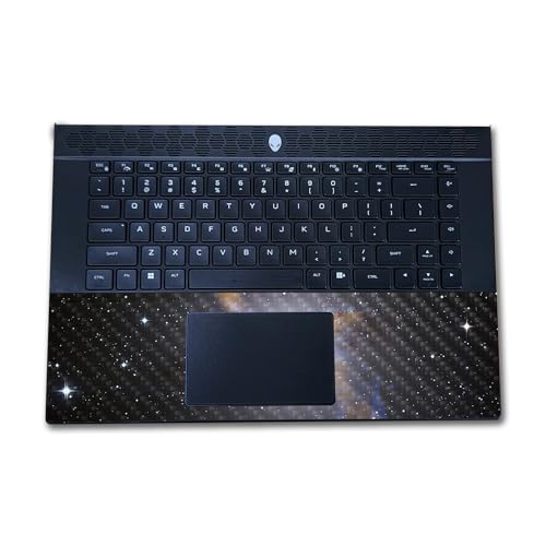 Image of Carbon Fiber Laptop Skin Compatible with Alienware M16 R2 (2024) - Centaurus - Premium 3M Vinyl Protective Wrap Decal Cover - Easy to Apply | Crafted in The USA by MightySkins