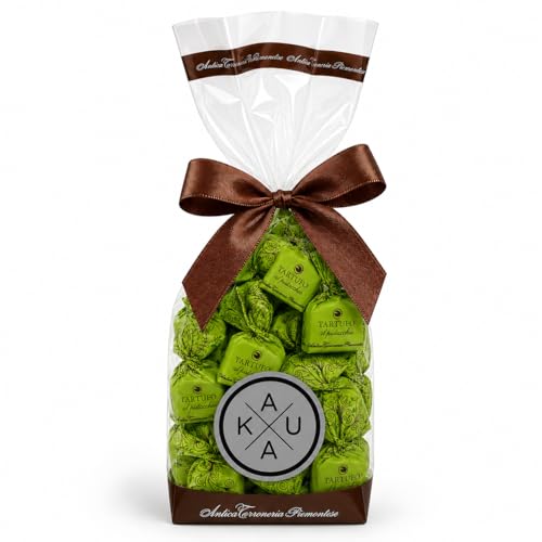 Antica Torroneria Piemontese Tartufi Dolci Pistacchio 200 g Schokoladentrüffel Tartufi Trüffelpralinen mit Pistazien (E)