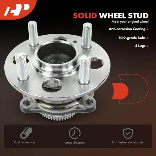A-Premium Rear Wheel Bearing and Hub Assembly with ABS Ring & 4-Lug by A-Premium - Used condition - Image 5
