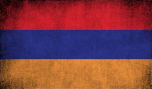 GHaynes Distributing Armenia Flag Vintage Sticker Decal (Decal Armenian Tricolour National) Size: 3 x 5 inch