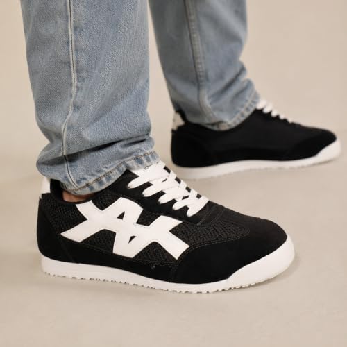 Image of layasa Men's Stylish Low-top Casual Sneakers
