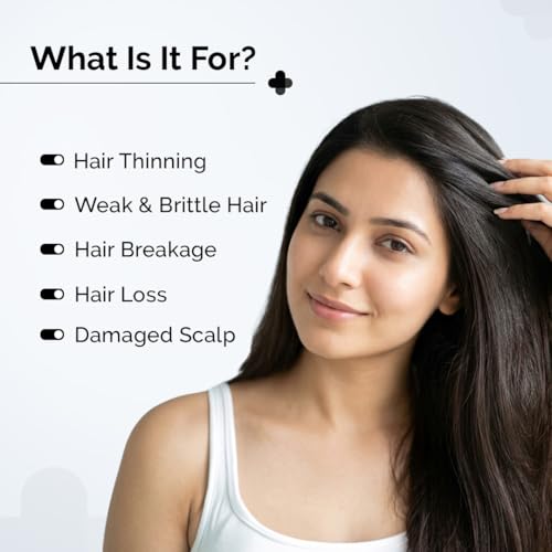 Image of The Derma Co Peptide-Stem Cell Hair Fall Control Shampoo - 400 ml | 94% Stronger Hair* | Anti-Hair Fall Shampoo | Boosts Hair & Scalp Health | For Damaged Hair | Non Drying Formula | Sulphate Free | For Women & Men | For All Hair Types