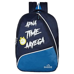 SASSIE 35 Ltrs 21 cms Backpack (S-1101_Blue)