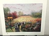 probedruck farbe  Thomas Kinkade Signierter Probedruck – The Garden Party Gala Evening, 61 x 50,8 cm
