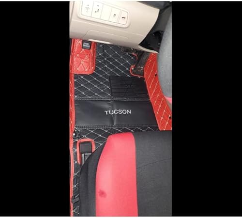 Araao Customize Car Floor Mats For Men's Womes's Sedan Suv Sports Car Anti-Slip Luxury Floor Mats (Black & Blue) #TOP6