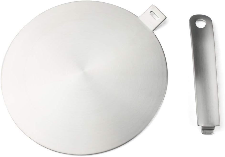 Image of Kitchen Plate Stainless Steel Interface Disk Induction Heat Induction Plate (24cm)