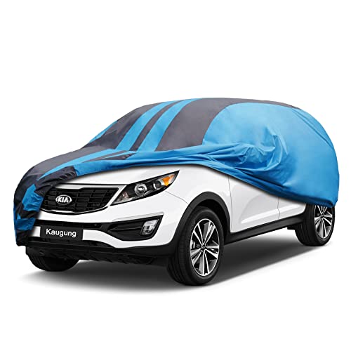 Image of Kaugung Car Cover Waterproof Custom Fit Kia Sportage(2010-2025), Full Exterior Cover for Automobiles Lightweight Resistant Outdoor Sun UV Rain Dust Snow Wind Protection.