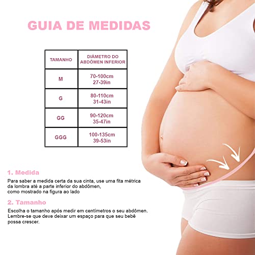 Cinta Faixa Gestante Sustentação Para Gravida Apoio Barriga Cinto de maternidade, suporte para as co