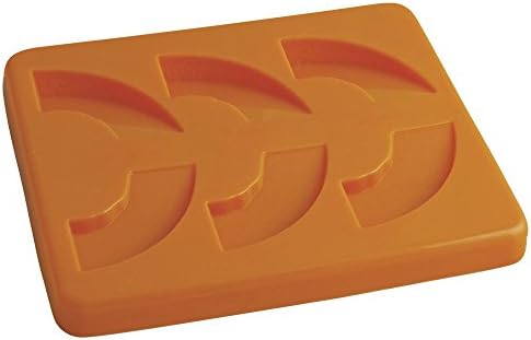 Silicone Rubber Pumpkin Mold - 11 1/4"L x 9 1/2"W x 1"H