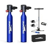 UNAROWHALS Mini Scuba Diving Tank with Pump, 5-10 Minute Diving Lung Tank, Dot Certified Scuba Dive Tank, Portable Dive Portable Lungs, 0.5l Small Scuba Tank, 3.5Cu Ft Capacity, 3000 Psi Max Pressure