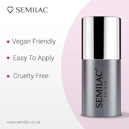 Semilac Primer UV LED Nagellack Gel Nägel Maniküre Gellack Gel Polish 7 ml Schützt die Nägel vor Verletzungen