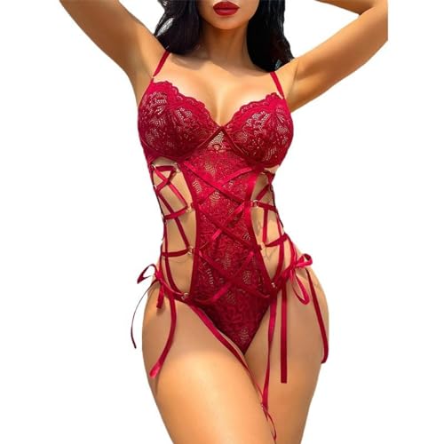 Lingerie érotique trois points avec bretelle fine et dos ouvert sexy