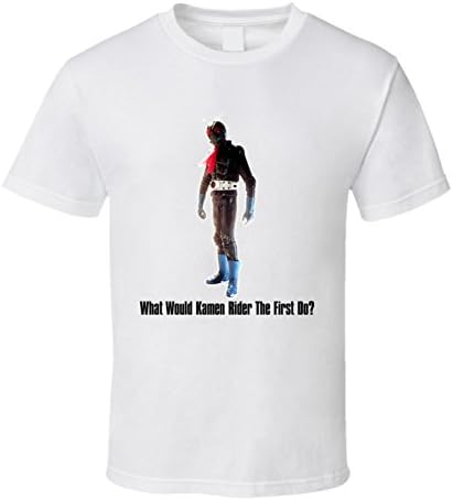 What Would Kamen Rider The First Do Cult Classic Anime Tv T Shirt XL White