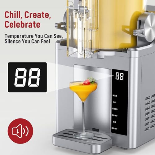 Machine à slushie 2 en 1 avec 5 modes et réservoir de 2000 ML