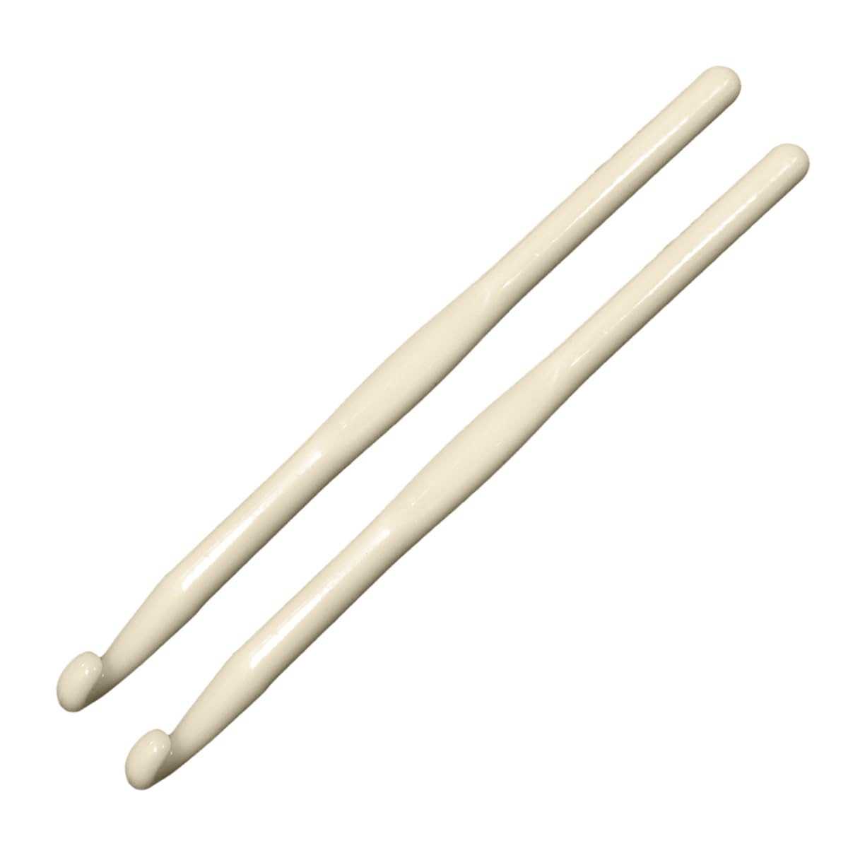 JYC CREATIVE 2 x Plastic Crochet Needles, Measure 8 mm x 14 cm, Ergonomic Soft, for Crafts Knitting Scarves, Hats, Amigurumis