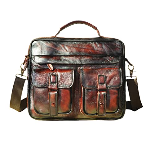 Mallette en cuir homme bordeaux pour vos rendez-vous de style antique