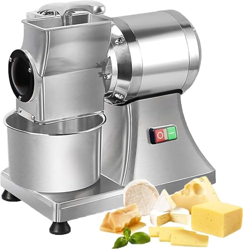 Râpe À Fromage Électrique Professionnelle 900W, Broyeur Inox Haute Puissance Avec Couvercle De Sécurité, Robot De Cuisine Pour Fromage Et Noix, 60kg/h Pour Restaurants Et Pizzerias
