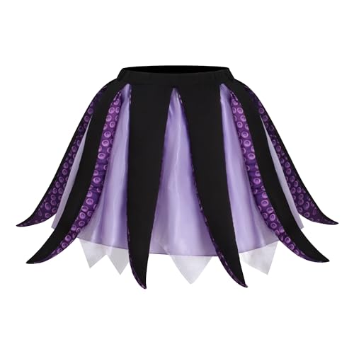 Mayerilby Ursula Costume Women Ursula Skirt With Tentacles Ursula Tutu for Adult(Large)