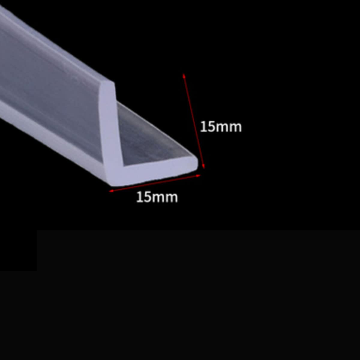 U-förmige Gummidichtung, U-Profil-Gummidichtung, 5 Meter, U-förmige Gummidichtung, Zierleiste, Fenster- und Türkantenschutz, wetterfest for Ihr Auto, Transporter, Wohnwagen und Boot, 17 mm x