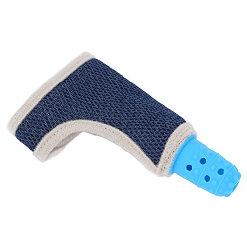 Protetor de Dedo de Silicone Mordedor de Silicone RespiráVel Pulseira de Sucção de Dedo Protetor par