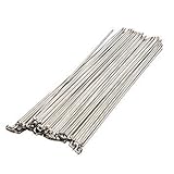 Bavel 36pcs Stainless Steel Spokes Mountain Bike Spokes MTB 258mm-269mm W/Nipples (260)