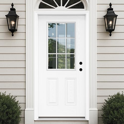 Fiberglass Exterior Door with Brickmould