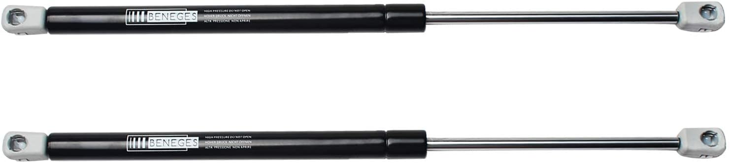 Beneges 2PCs Universal Gas Charged Lift Supports Spring Struts Shocks Dampers Force 45 Lbs/200 N Per Prop, Force Per Set 90 Lbs/400 N, Extended Length 17 inches C16-04270