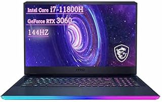 MSI GE76 Raider 17.3" FHD Premium Gaming Laptop | 11th Gen Intel Core i7-11800H | NVIDIA GeForce RTX 3060 | Backlit Keyboard | Windows 10 (32GB DDR4 |1024GB SSD | HDMI Cable)