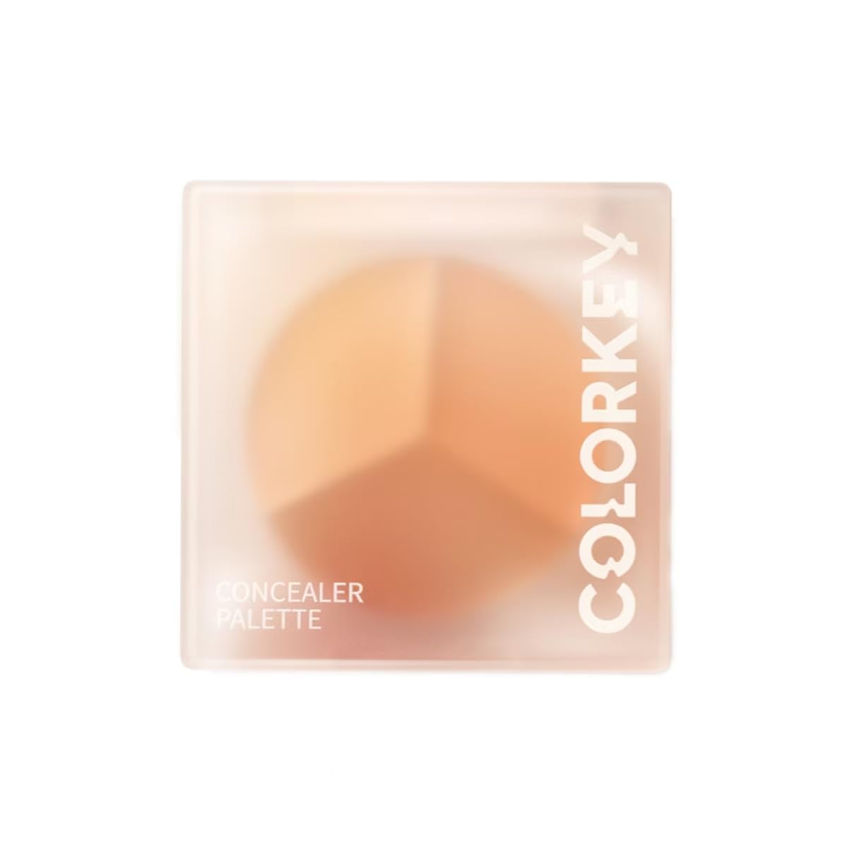 COLORKEY Refined Three-color Concealer Palette Long-Lasting Blendable Covers Dark Circles Spots Acne Fine Lines Controls Oil Hydrating Hides