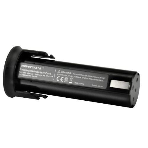 Powerextra 2Pack 2.4v 2000mAh NiCd Backup Battery for Milwaukee 48-11-0100 6550-20 - Thumbnail 3