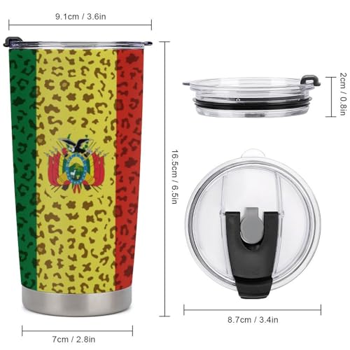 Portavasos para carro con diseño Leopardo Bolivia 4 piezas miniatura 2