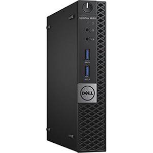 DELL OPTIPLEX 7040 – Computadora de escritorio micro empresarial de 6ª generación, Intel Core i5 6400T hasta 2.8 GHz, DDR4 de 16G, SSD de 256 GB, WiFi, HDMI, DP, Win 11 Pro (renovado)