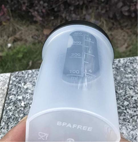 Tasse de secousse de protéines 400ml - bouteille sport portable - 5