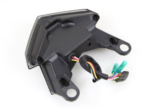 Motodynamic Integrated Sequential Led Tail Lights Smoke Lens For 2017-2023 Kawasaki Z125 Pro #TOP2