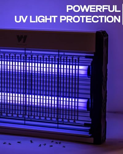 Image of Weird Wolf Electric Insect Killer Machine for Home | 20W UV Bug Zapper with UV Tubes | Fly & Insect Catcher for Home, Hotels, Restaurants & Offices | 15 Inch Metal Body | 1-Year Warranty