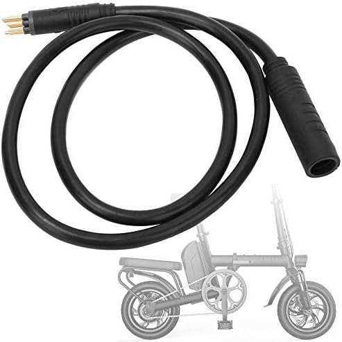 Keen so E-Bike Motor Extension Cable,9 Pin Waterproof Wheel Motor Extension Cable for Electric Bike Female to Male Wire E-Bike Accessory(1.5600mm)