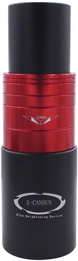 6 Pcs Bike Headset Stem Spacers 2/5/10mm Bicycle Headset Spacer Bicycle Washer Spacing Pad Aluminum Alloy for Mountain Bicyle for Bikes(Red)