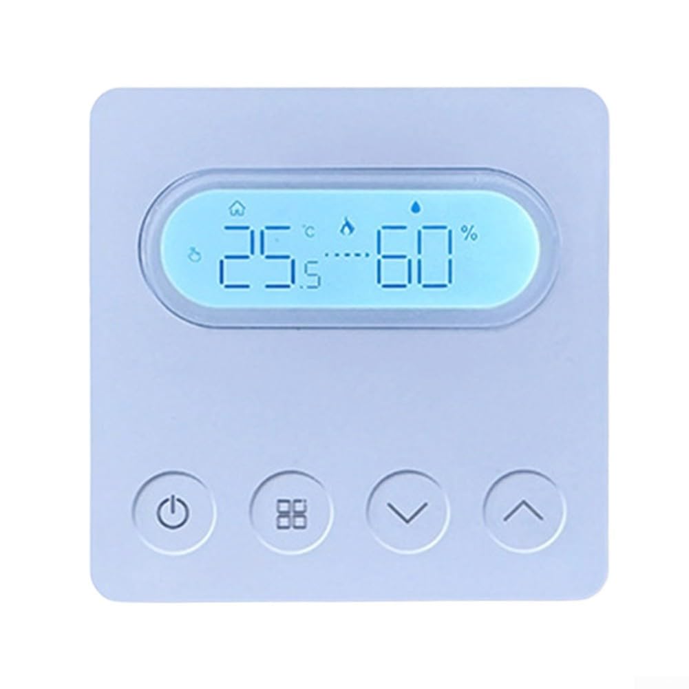 für zigbee Wandthermostat Smart Heizung Temperaturregler PC+ABS(White)