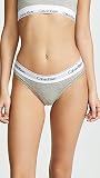Calvin Klein Damskie nowoczesne bawełniane majtki ze stretchem, wrzos szary, S