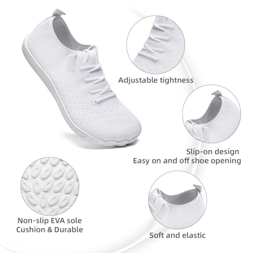Image of DLWKIPV Mens Barefoot Shoes Wide Toe Box Zero Drop Non Slip Sports Running Walking Athletic Footwear Workout Trail Grounding Lightweight Outdoor Casual Fashion Sneakers