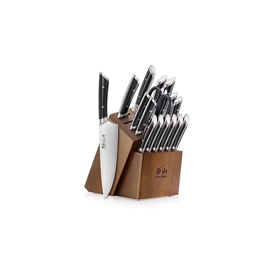 Cangshan-HELENA-Series-German-Steel-Forged-Knife-Block-Set-17-Piece-Black Cangshan HELENA Series German Steel Forged Knife Block Set (17-Piece, Black)