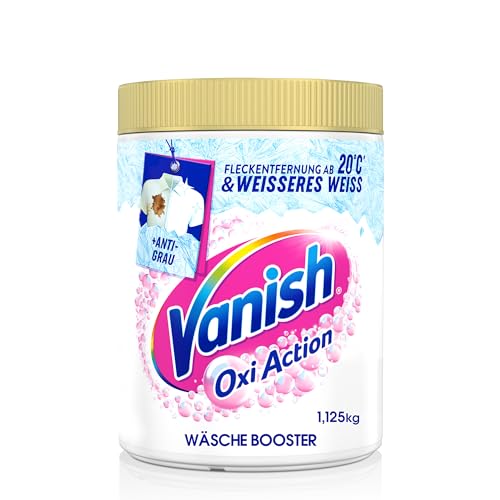 Vanish Oxi Action Powerweiss Pulver – 1 x 1,125 kg – Fleckenentferner...