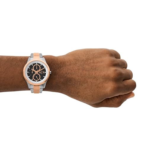 Image of A|X Armani Exchange Men's Multifunction Analog Watch, Necklace Gift Set Stainless Steel Watches for Men