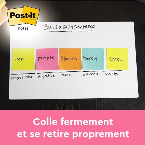 Post-it Notes Autocollantes assorties de 10 blocs pour notes - 3
