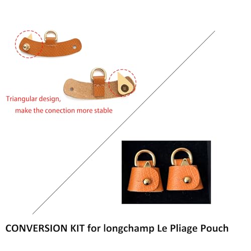 Image of Crossbody Strap Compatible for Longchamp LP Xtra XS Pouch, Conversion Kit,GOLD Hardware