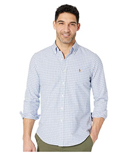 Image of POLO RALPH LAUREN Men's Classic Fit Plaid Oxford Shirt